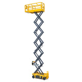 CUT C121 1/14 Metal RC Hydraulic Scissor Lift Aerial Work Platform RTR Construction Vehicle Model I6S Controller Light for Collectors and Diorama Display