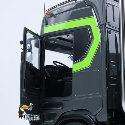 Toucan Metall 6X6 Chassis 1/14 RC Traktor Lkw 770S Hydraulische Kran DIY Lkw Modell Licht Sound