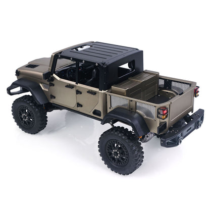 TOUCAN RC HOBBY RTR TWOLF 1/10 TW-715 RC Off-road Metal Crawler Climb Truck with Sounds Lights Smoke Two-speed Transmission