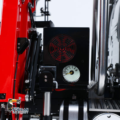 Toucan Metall 6X6 Chassis 1/14 RC Traktor Lkw 770S Hydraulische Kran DIY Lkw Modell Licht Sound