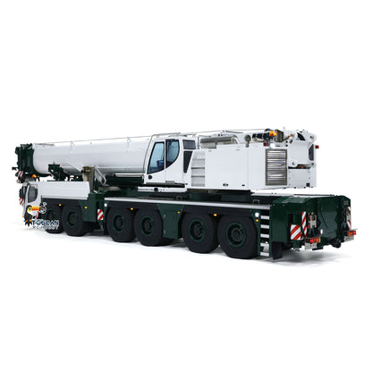 TOUCAN RC HOBBY Eyewhale D1350 1/14 Metal RC Hydraulic Mobile Crane Truck Heavy Machine FlySky PL18EV Remote Controller for Indoor Play