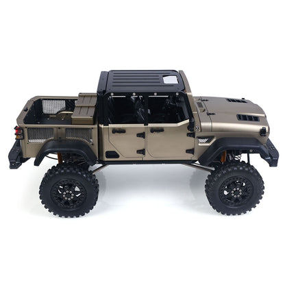 TOUCAN RC HOBBY RTR TWOLF 1/10 TW-715 RC Off-road Metal Crawler Climb Truck with Sounds Lights Smoke Two-speed Transmission