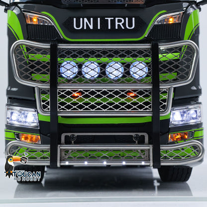 Toucan Metall 6X6 Chassis 1/14 RC Traktor Lkw 770S Hydraulische Kran DIY Lkw Modell Licht Sound