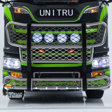 In Stock Toucan Metal 6X6 Chassis 1/14 RC Tractor Truck 770S Hydraulic Crane DIY Lorry Model Light Sound