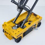 CUT C121 1/14 Metal RC Hydraulic Scissor Lift Aerial Work Platform RTR Construction Vehicle Model I6S Controller Light for Collectors and Diorama Display