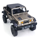 RTR TWOLF 1/10 TW-715 RC Offroad-Metall-Crawler-Kletter-Truck mit Geräuschen, Lichtern, Rauch, Zweiganggetriebe