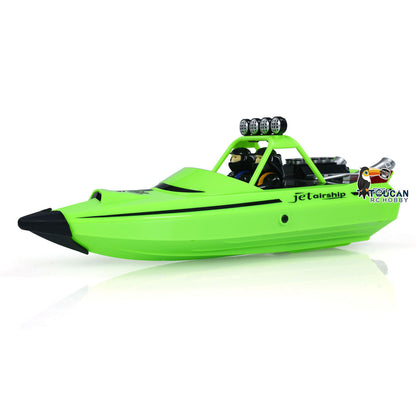 RC RTR-Bootslichter, selbstaufrichtendes Jet-Schiff, Spielzeug-Rennboot für Kinder und Erwachsene, 2,4 G, One-Key-Reset, ausgezeichnetes wasserdichtes Lichtsystem