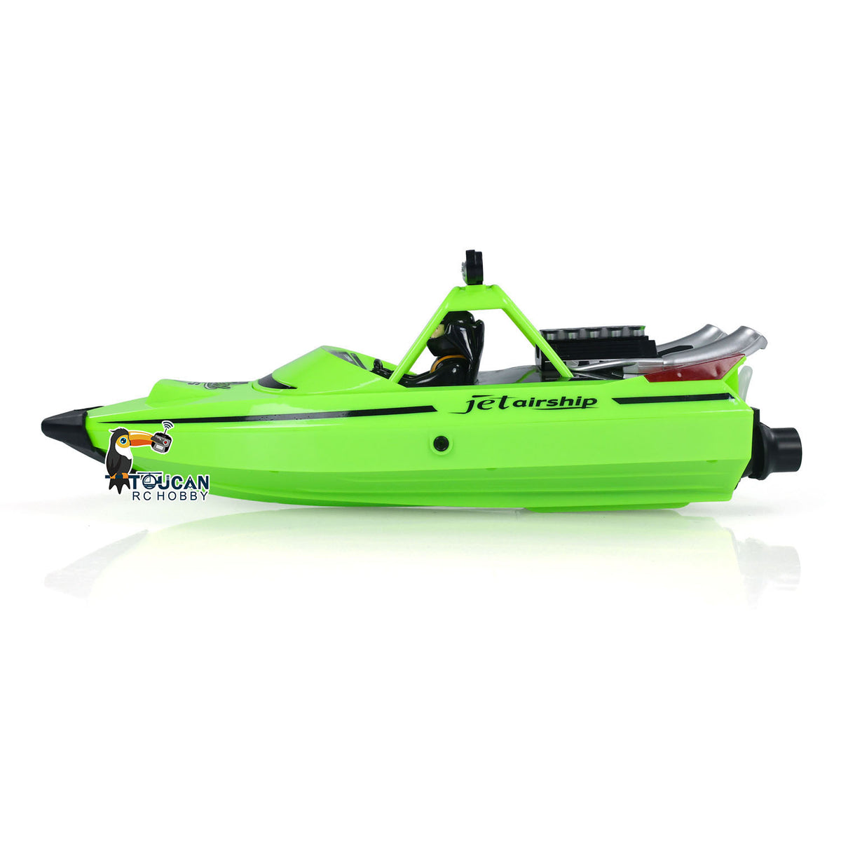 RC RTR-Bootslichter, selbstaufrichtendes Jet-Schiff, Spielzeug-Rennboot für Kinder und Erwachsene, 2,4 G, One-Key-Reset, ausgezeichnetes wasserdichtes Lichtsystem