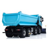 MD 1/14 8x8 Metal RC Hydraulic Dump Tipper Truck 2-Speed Transmission CNC Differential Lock Axles Sound Light System ST8 Remote Controller