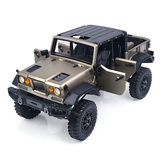 TOUCAN RC HOBBY RTR TWOLF 1/10 TW-715 RC Off-road Metal Crawler Climb Truck with Sounds Lights Smoke Two-speed Transmission