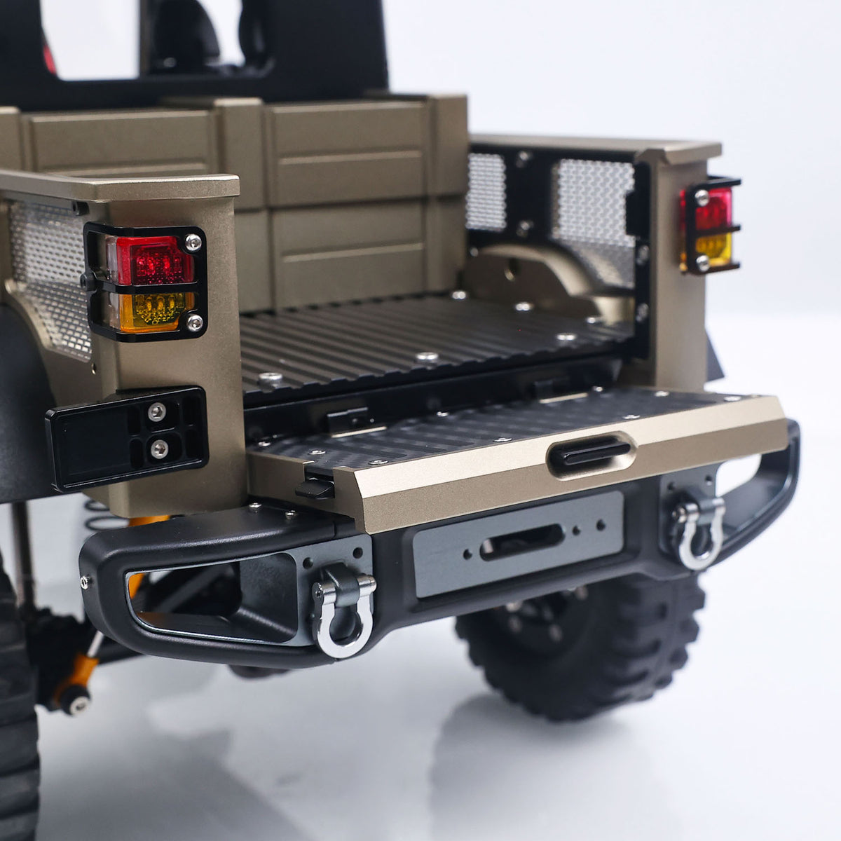 TOUCAN RC HOBBY RTR TWOLF 1/10 TW-715 RC Off-road Metal Crawler Climb Truck with Sounds Lights Smoke Two-speed Transmission
