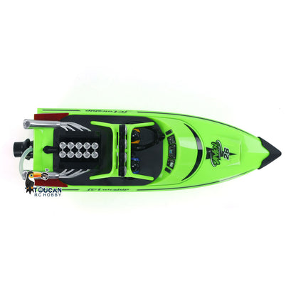 RC RTR-Bootslichter, selbstaufrichtendes Jet-Schiff, Spielzeug-Rennboot für Kinder und Erwachsene, 2,4 G, One-Key-Reset, ausgezeichnetes wasserdichtes Lichtsystem