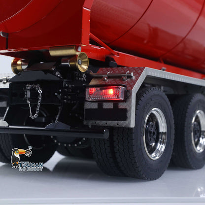 Metall 1/14 Fernbedienung Hydraulische Dump Lkw SC 770S 8X8 RC Volle Kipper Differential Sperre Lichter Sounds FlySky ST8 Radio