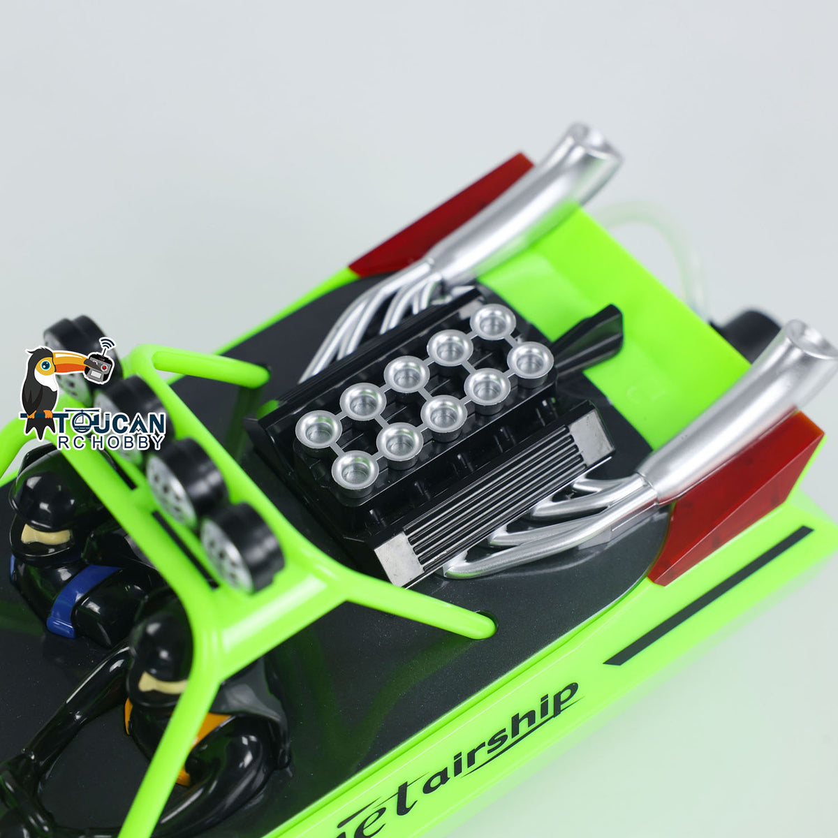 RC RTR-Bootslichter, selbstaufrichtendes Jet-Schiff, Spielzeug-Rennboot für Kinder und Erwachsene, 2,4 G, One-Key-Reset, ausgezeichnetes wasserdichtes Lichtsystem