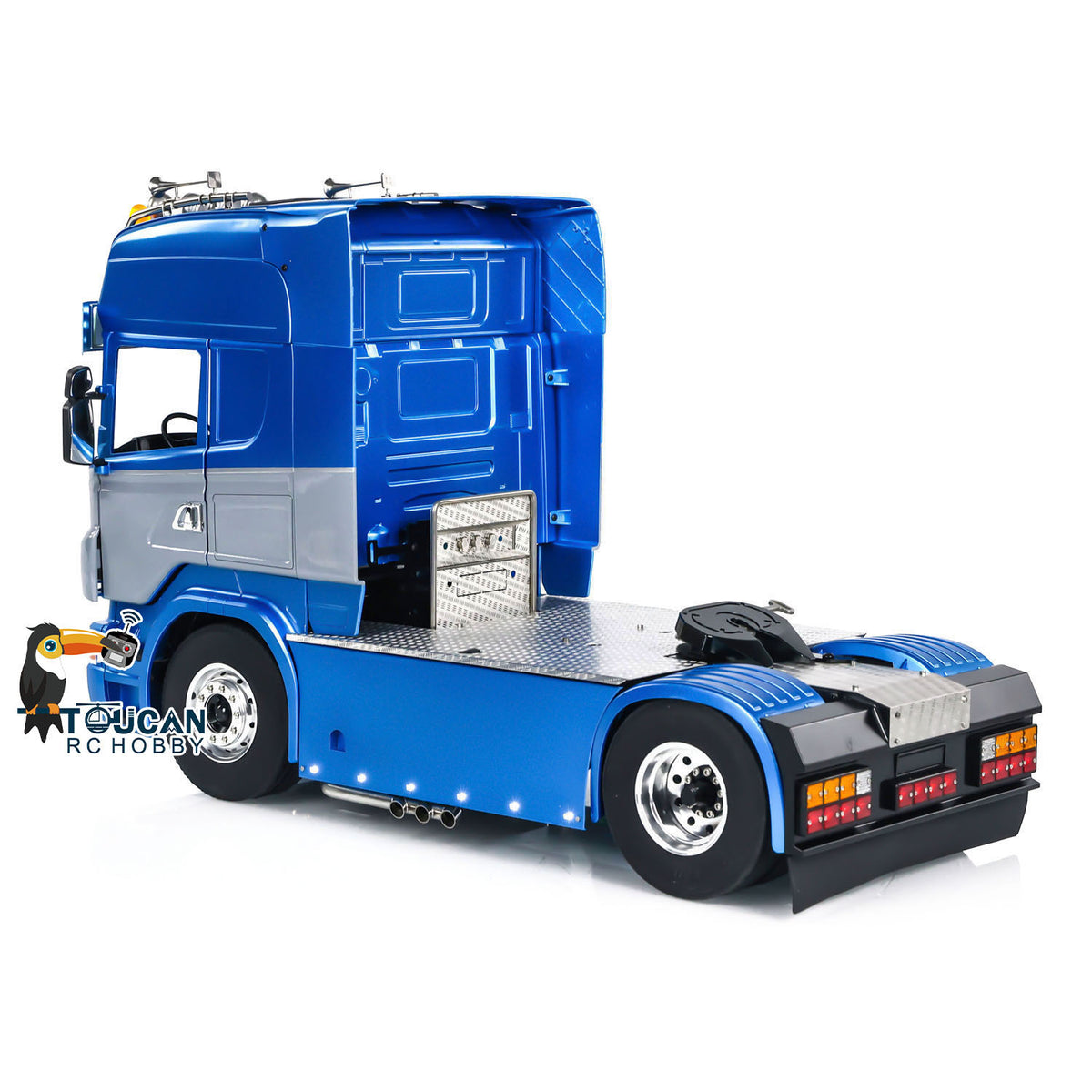 TOUCAN 1/14 RTR RC Sattelzugmaschine 4x4 Chassis Funkfernsteuerung Fahrzeugmodell Ton Licht Rauch I6S Funksystem
