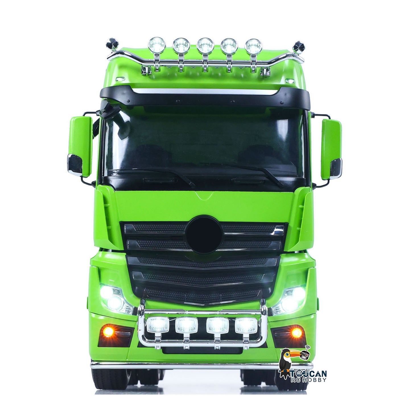 1/14 6*4 RC Tractor Truck 3363 Remote Control Lorry Car Model 540 Brushed Motor 60A ESC Openable Door Flysky I6S Radio RTR