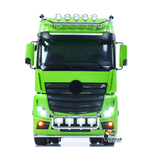 TOUCAN RC HOBBY 1/14 6*4 RC Tractor Truck 3363 Remote Control Lorry Car Model 540 Brushed Motor 60A ESC Openable Door Flysky I6S Radio RTR