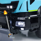 MD 1/14 8x8 Metal RC Hydraulic Dump Tipper Truck 2-Speed Transmission CNC Differential Lock Axles Sound Light System ST8 Remote Controller