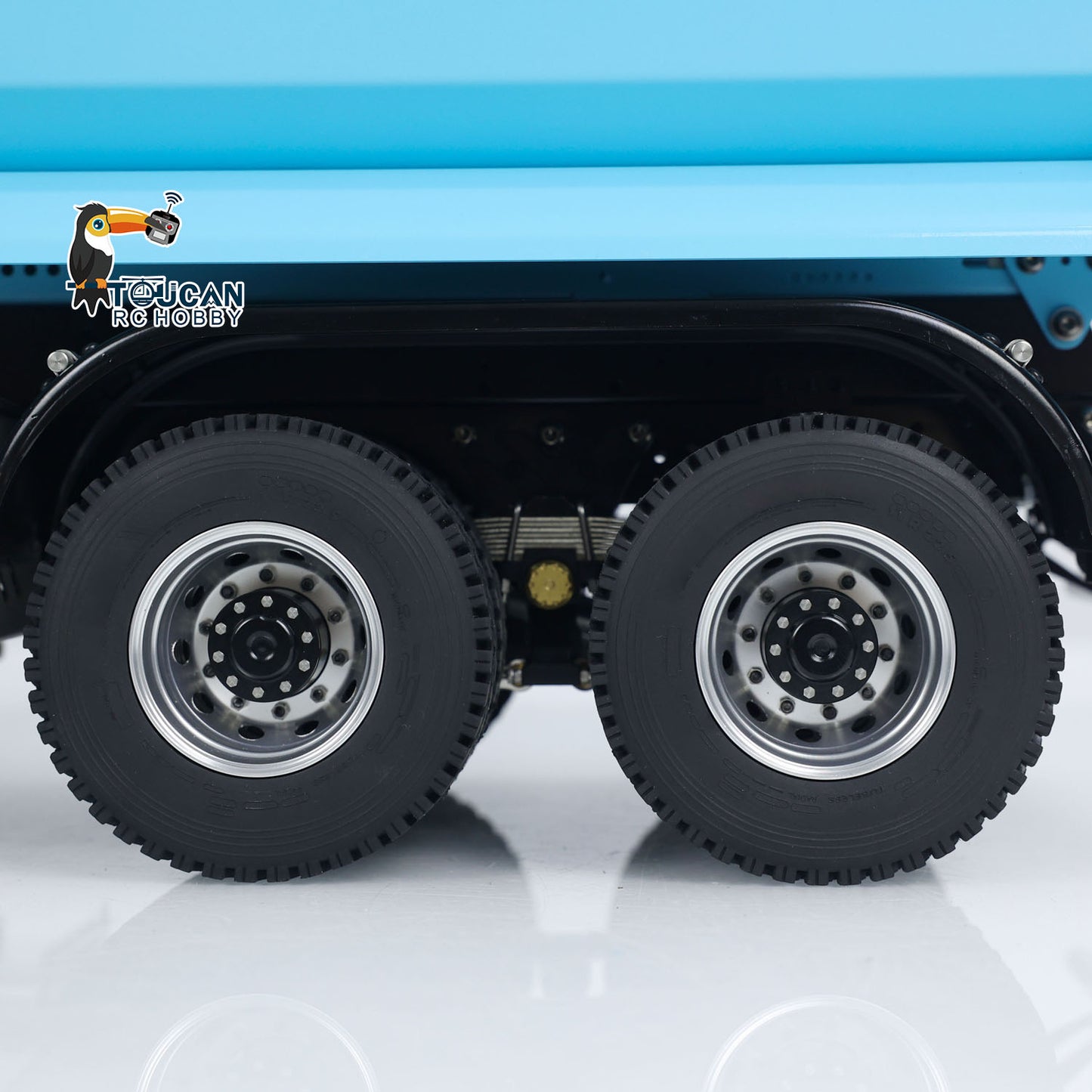MD 1/14 8x8 Metal RC Hydraulic Dump Tipper Truck 2-Speed Transmission CNC Differential Lock Axles Sound Light System ST8 Remote Controller