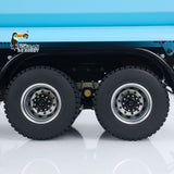 MD 1/14 8x8 Metal RC Hydraulic Dump Tipper Truck 2-Speed Transmission CNC Differential Lock Axles Sound Light System ST8 Remote Controller