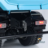 MD 1/14 8x8 Metal RC Hydraulic Dump Tipper Truck 2-Speed Transmission CNC Differential Lock Axles Sound Light System ST8 Remote Controller