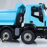 MD 1/14 8x8 Metal RC Hydraulic Dump Tipper Truck 2-Speed Transmission CNC Differential Lock Axles Sound Light System ST8 Remote Controller