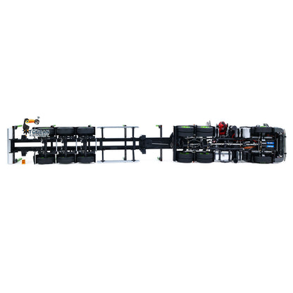 In Stock TOUCAN RC HOBBY Assembled 6X6 Metal Chassis 1/14 RC Tractor Truck 770S Hydraulic Crane Logging Trailer PL18EV Lite