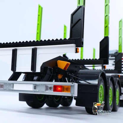 In Stock TOUCAN RC HOBBY Assembled 6X6 Metal Chassis 1/14 RC Tractor Truck 770S Hydraulic Crane Logging Trailer PL18EV Lite