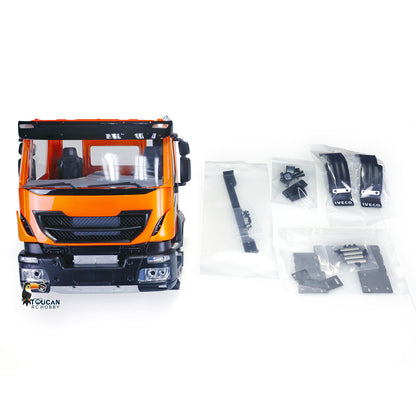 TOUCAN RC HOBBY 1 Set of Cabin Shell Parts With Interior For 1/14 Scale RC Tractor Truck Dumper Car Tipper Model DIY Cars Parts