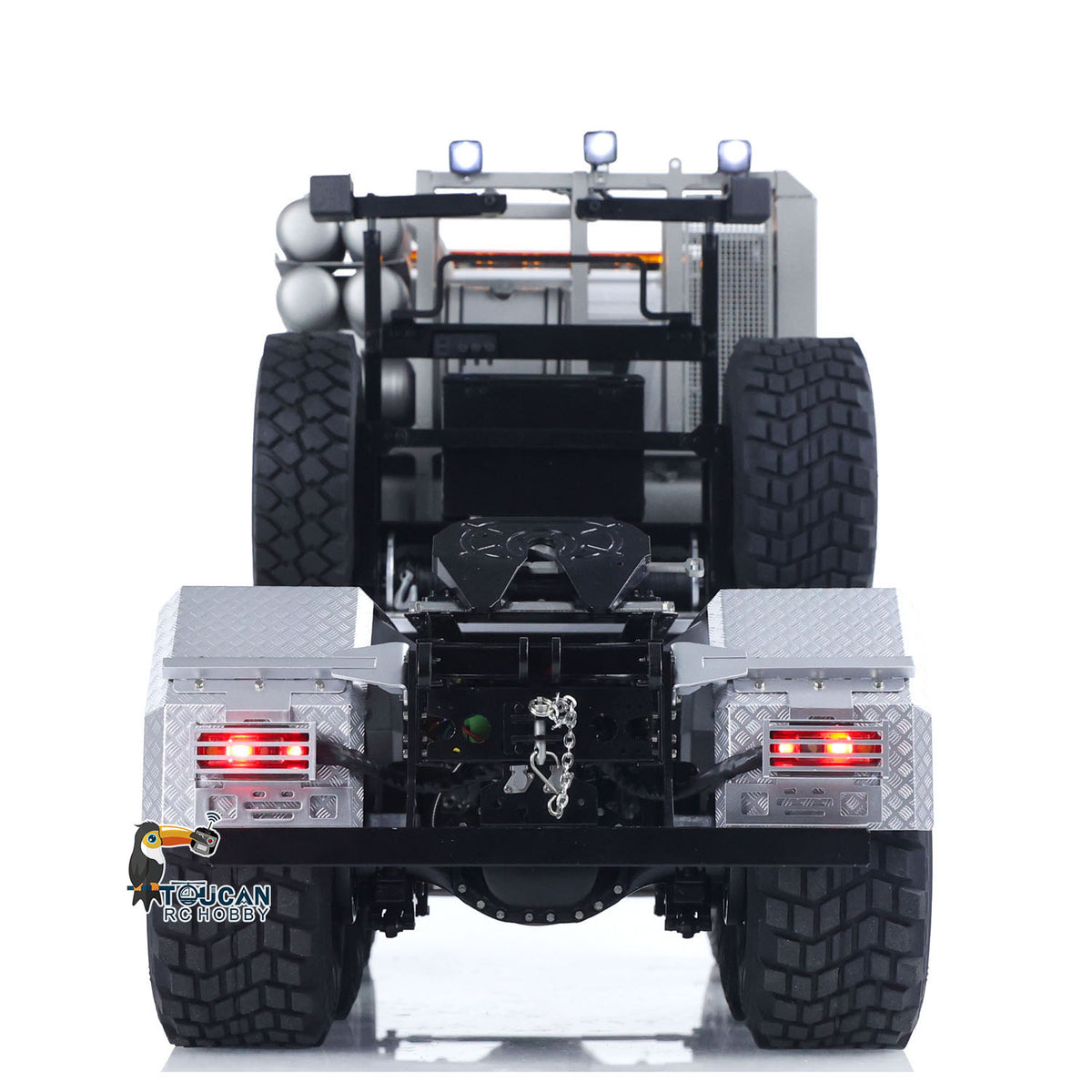 TOUCAN RC HOBBY  BN4663 Metal RC Tractor Truck Differential Lock Axle 3Speed Transmission Model for Engineering Vehicle Enthusiasts