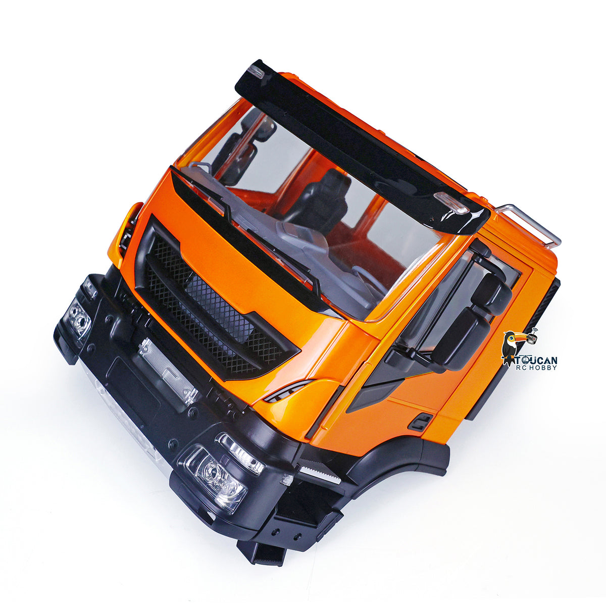 TOUCAN RC HOBBY 1 Set of Cabin Shell Parts With Interior For 1/14 Scale RC Tractor Truck Dumper Car Tipper Model DIY Cars Parts