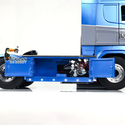 TOUCAN 1/14 RTR RC Sattelzugmaschine 4x4 Chassis Funkfernsteuerung Fahrzeugmodell Ton Licht Rauch I6S Funksystem