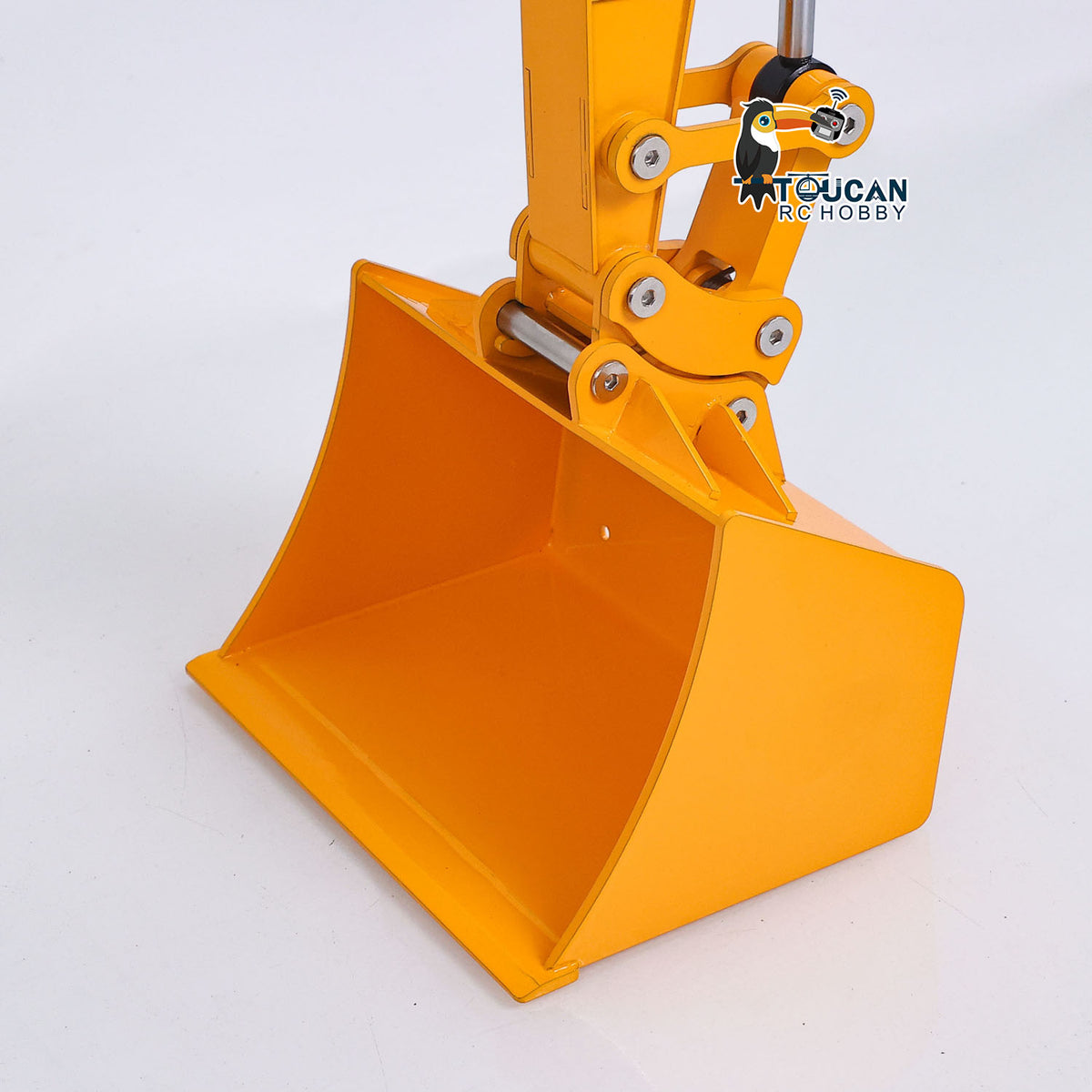 TOUCAN RC HOBBY Fast Free Shipping Metal 1/12 Hydraulic Remote Control Excavator 323GX 3 Way Valve RC Digger Model Quick Coupler Flysky ST8 Radio Battery