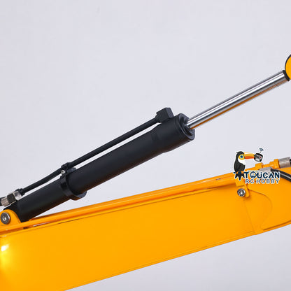 TOUCAN RC HOBBY Fast Free Shipping Metal 1/12 Hydraulic Remote Control Excavator 323GX 3 Way Valve RC Digger Model Quick Coupler Flysky ST8 Radio Battery