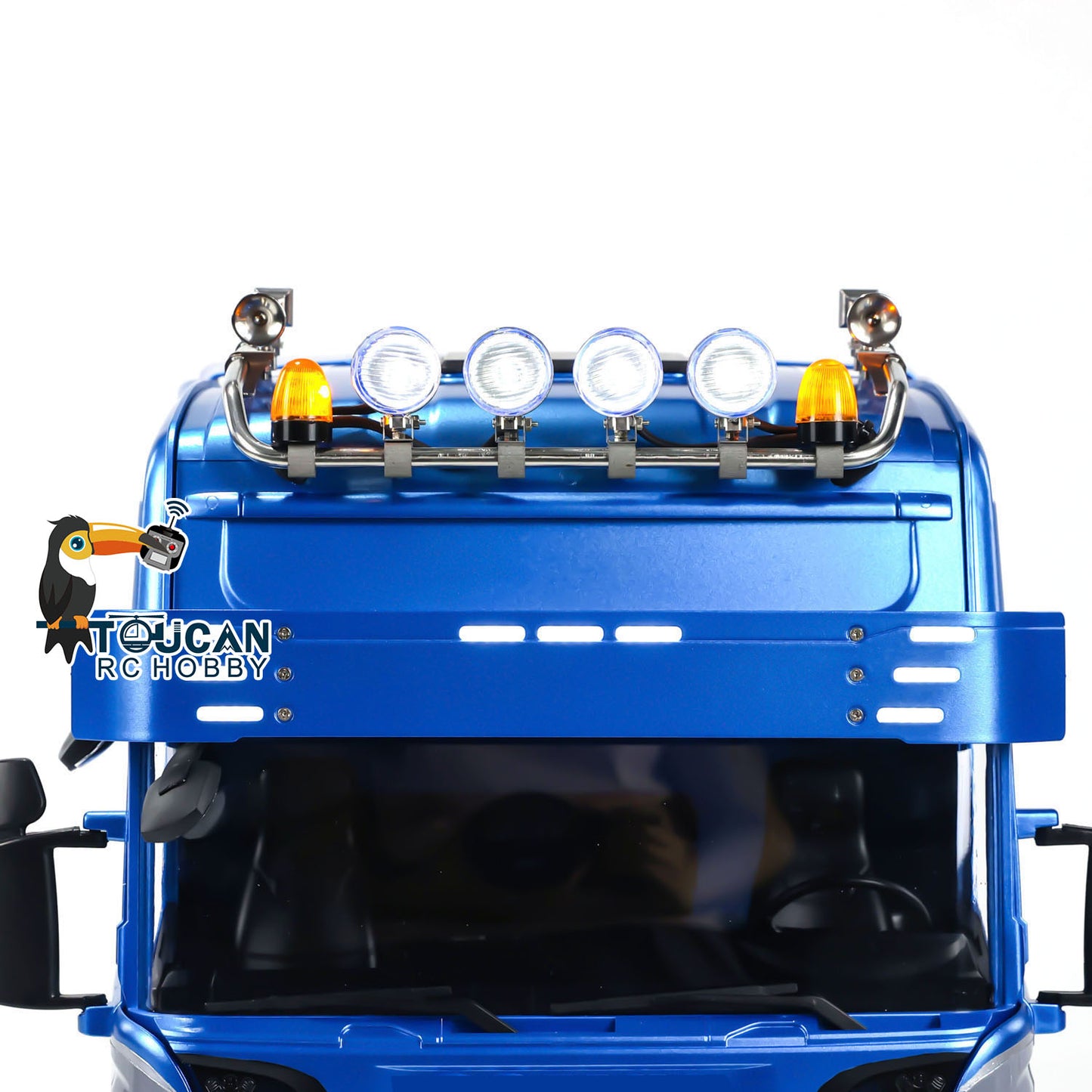 TOUCAN 1/14 RTR RC Sattelzugmaschine 4x4 Chassis Funkfernsteuerung Fahrzeugmodell Ton Licht Rauch I6S Funksystem