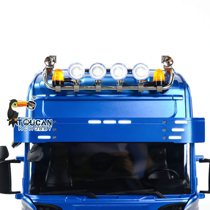 TOUCAN 1/14 RTR RC Sattelzugmaschine 4x4 Chassis Funkfernsteuerung Fahrzeugmodell Ton Licht Rauch I6S Funksystem