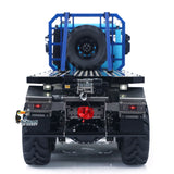 MD 1/14 8x8 Metal RC Rock Crawler Climbing Flatbed Truck 2-Speed Gearbox FlySky ST8 Remote Control Electric Winch Model