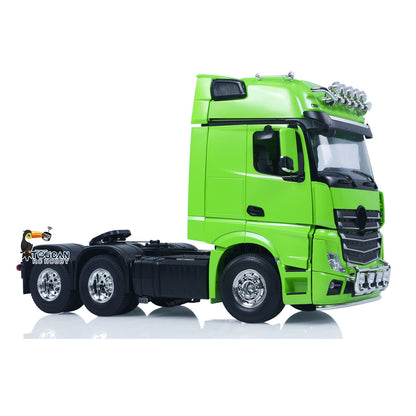 1/14 6*4 RC Tractor Truck 3363 Remote Control Lorry Car Model 540 Brushed Motor 60A ESC Openable Door Flysky I6S Radio RTR