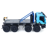 MD 1/14 8x8 Metal RC Rock Crawler Climbing Flatbed Truck 2-Speed Gearbox FlySky ST8 Remote Control Electric Winch Model
