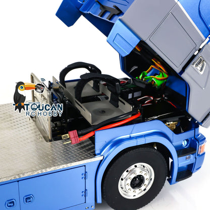 TOUCAN 1/14 RTR RC Sattelzugmaschine 4x4 Chassis Funkfernsteuerung Fahrzeugmodell Ton Licht Rauch I6S Funksystem