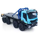 MD 1/14 8x8 Metal RC Rock Crawler Climbing Flatbed Truck 2-Speed Gearbox FlySky ST8 Remote Control Electric Winch Model