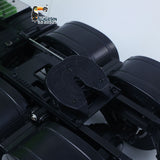 1/14 6*6 RC Tractor Truck 3363 Remote Control Lorry Car Model 540 Brushed Motor 60A ESC Openable Door Flysky I6S Radio RTR