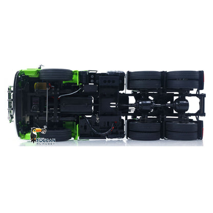 1/14 6*4 RC Tractor Truck 3363 Remote Control Lorry Car Model 540 Brushed Motor 60A ESC Openable Door Flysky I6S Radio RTR