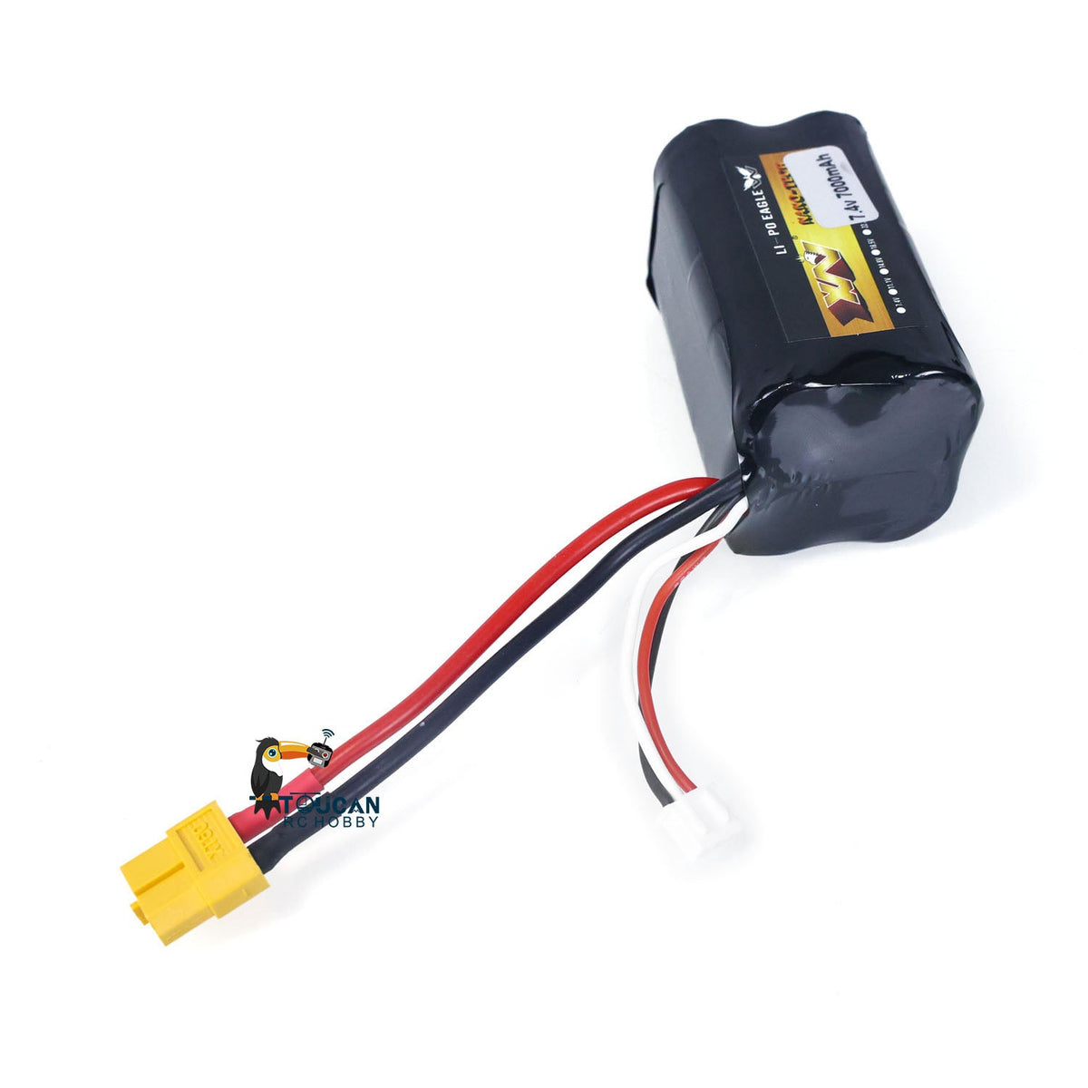 7.4V Li-polymer Battery 7000mAh for Heng Long 1/16 RC Tank T72 T90 3938 3939 Model