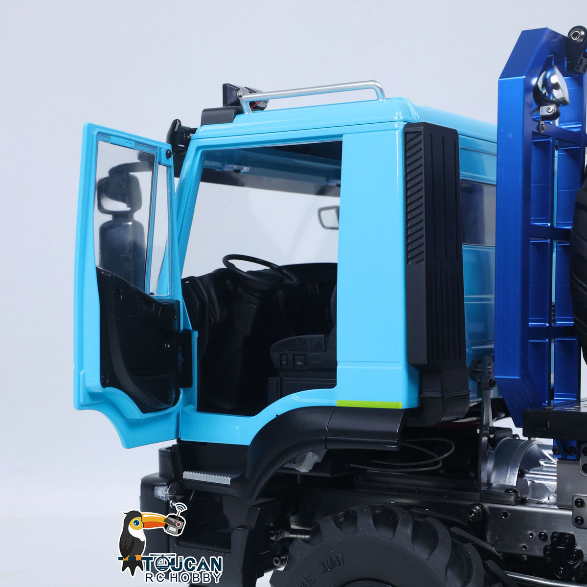 MD 1/14 8x8 Metal RC Rock Crawler Climbing Flatbed Truck 2-Speed Gearbox FlySky ST8 Remote Control Electric Winch Model