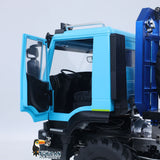 MD 1/14 8x8 Metal RC Rock Crawler Climbing Flatbed Truck 2-Speed Gearbox FlySky ST8 Remote Control Electric Winch Model