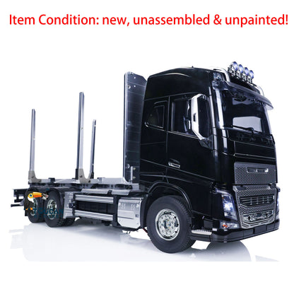 1/14 skala 6X4 Ferngesteuerter Holz Lkw für TAMIYA 56360 FH16 750 Auto Modell Kits Motor W/O Servo ESC Batterie