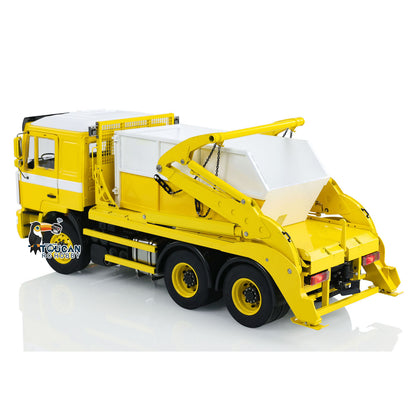 1/14 RC Hydraulischer Absetzkipper VL18U F2000 Metall-Schwingarm Beladenes Muldenkipper-Modell 4-Wege-Umkehrventil 2-Gang-Getriebe Ton Licht