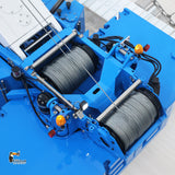 Eyewhale 1/14 Metal Remote Control Hydraulic Telescopic Crawler Crane Truck 10-way Valves RC Hoist Model Frsky Radio 5D Joystick