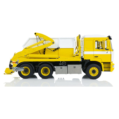 1/14 RC Hydraulischer Absetzkipper VL18U F2000 Metall-Schwingarm Beladenes Muldenkipper-Modell 4-Wege-Umkehrventil 2-Gang-Getriebe Ton Licht